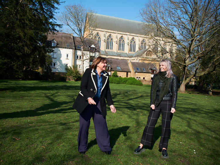 Helen Owen (left) and Emma Parker (right) have decades in combined experience in the interior design world (Photo: Oliver Monk)