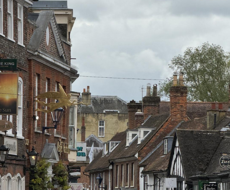 Plans lodged to build four-bedroom home in Hitchin's Sun Street. PICTURE: Sun Street. April 2024. CREDIT: Hitchin Nub News 