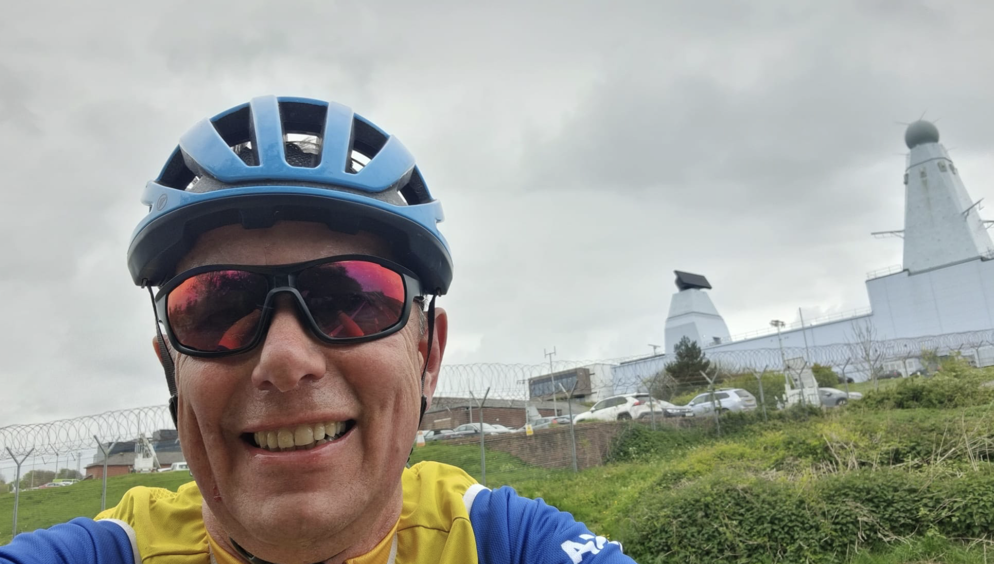 Nick Senechal is a member of the Hitchin Nomads cycling club and is relishing the 400k challenge. PICTURE: Nick en route to Paris this week.
