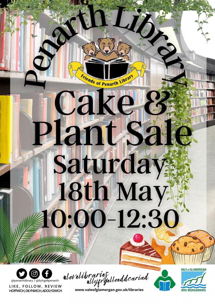 Friends of Penarth Library Cake and Plant Sale