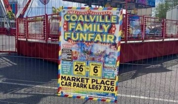 Coalville May Fun Fair in Coalville Town Centre. Photo: North West Leicestershire District Council