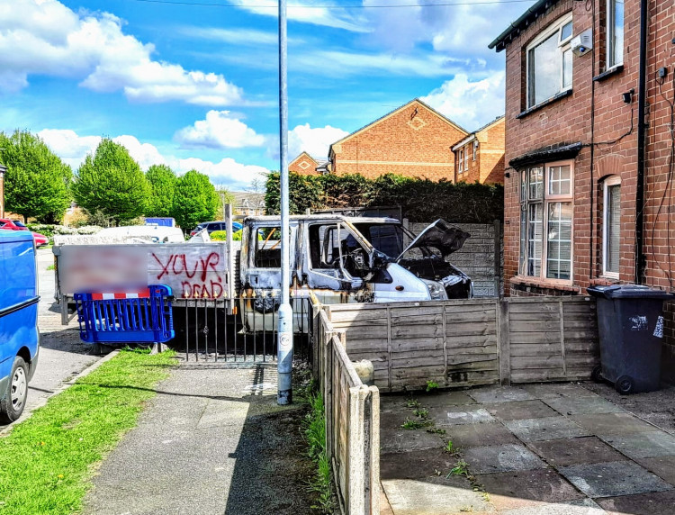 On Sunday 28 April, Cheshire Fire and Rescue Service were called to reports of a van blaze on Neville Street (Nub News).