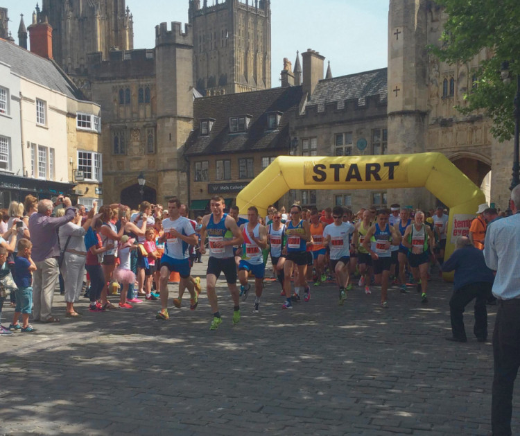 Organised entirely by volunteers from the Wells City Harriers, the festival promotes healthy lifestyles (Photo: Wells Festival of Running)