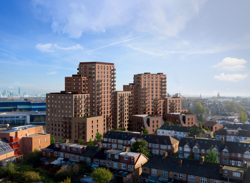 Barratt London’s 300 home Royal Gateway development in Acton will launch on 1 May 2024 (credit: Barratt London)