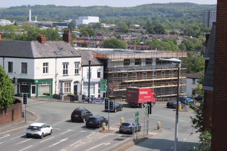 Macclesfield: Hibel Road is one of the worst streets in Cheshire East for air quality. (Image - Macclesfield Nub News)