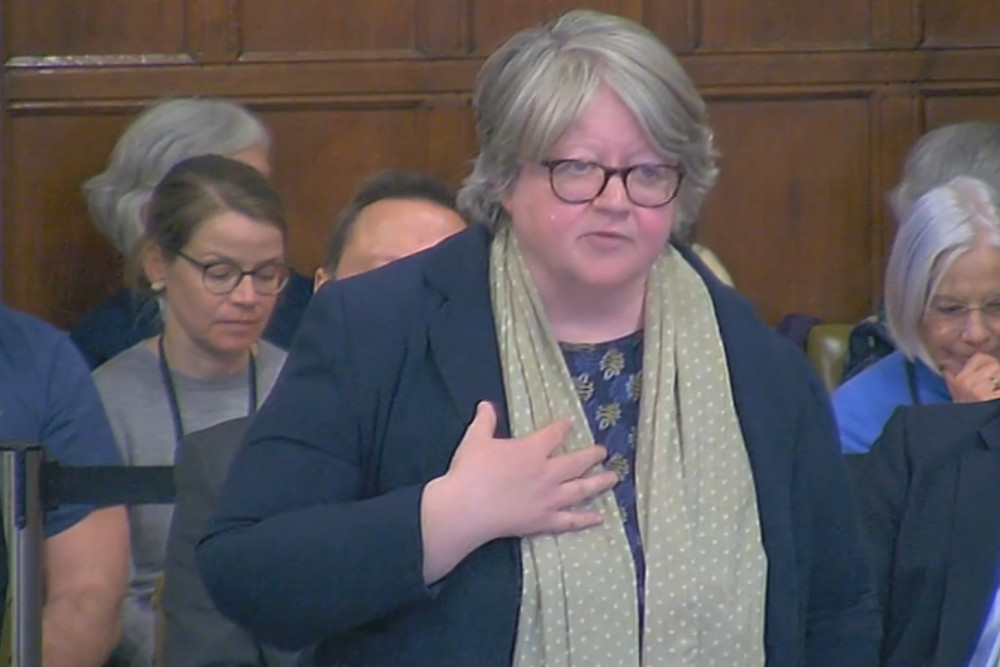 Suffolk Coastal MP Therese Coffey spoke against a change to the law.