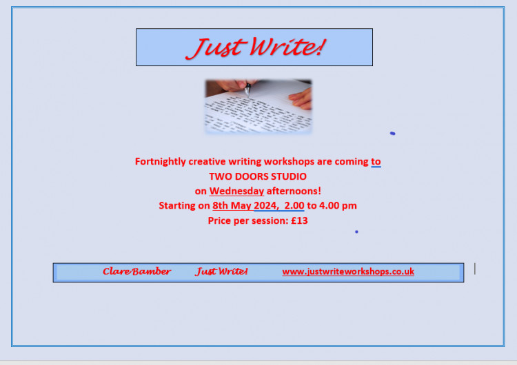 Just Write Creative Writing Workshop