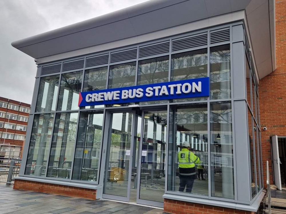 Cheshire East Council has confirmed Crewe's new bus station will officially open to passengers on Tuesday 7 May (Ryan Parker).
