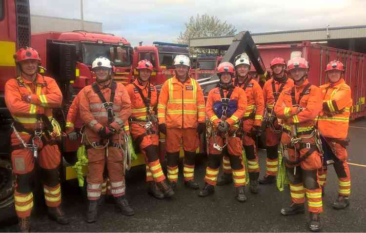 Leicestershire Fire and Rescue Service's Urban Search and Rescue (USAR) team