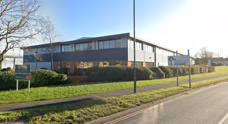 Antech Diagnostics LTD has been allowed to turn the empty Titan Business Centre building into a veterinary laboratory (image via google.maps)