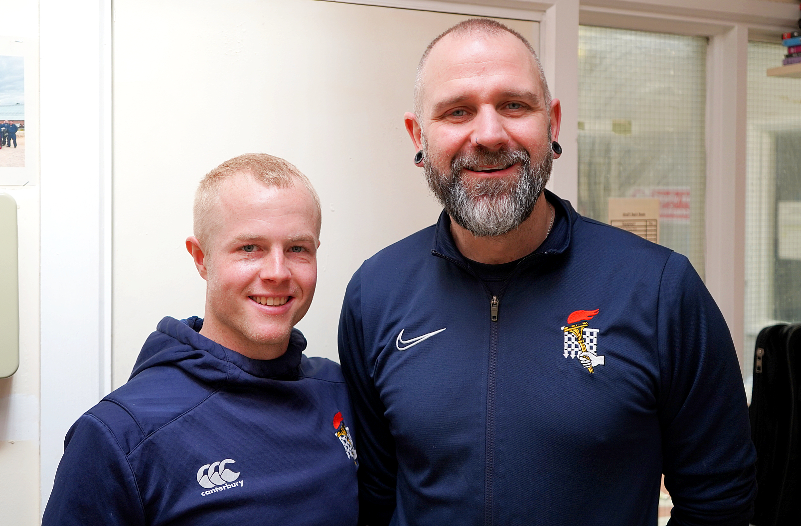 Physical Education Instructors (PEIs) at HMP Highpoint, Stefan Farnworth (left) and Chris Harries.