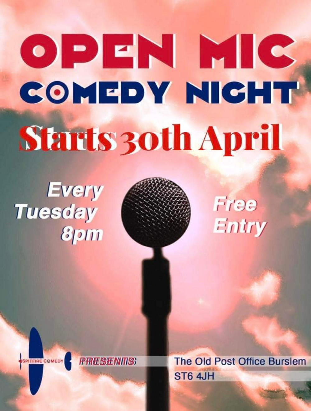 Spitfire Comedy open mic 