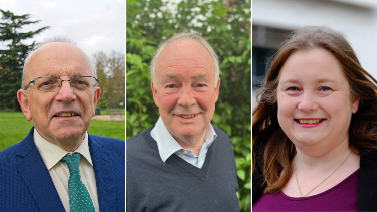 From left - Richard Dickson, Philip Seccombe and Sarah Feeney (images supplied)