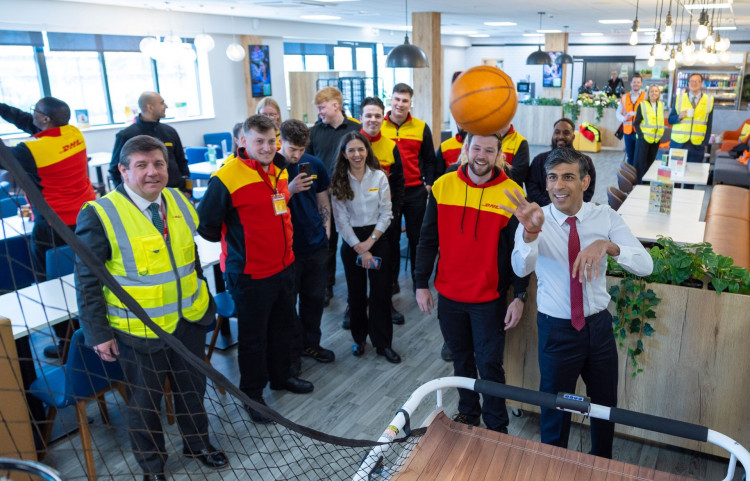 Stephen Metcalfe and Rishi Sunak met apprentices and 'Future Leaders'