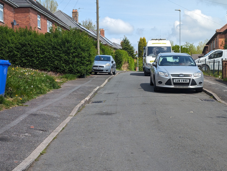 Westbourne Drive resident, Gary, was hit with a fine after parking on the pavement (LDRS).