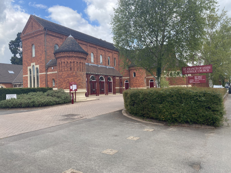 The panels will be installed on the parish centre at St Francis of Assisi church (image by James Smith)