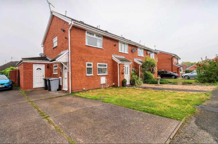 The two-bedroom semi-detached property on Hythe Avenue (Nub News).