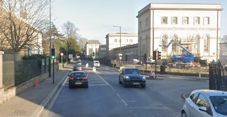 Upper Sunbury Road junction with Lower Sunbury Road, where Richmond Council issued the most PCNs in 2023/24 (credit: Google Maps)