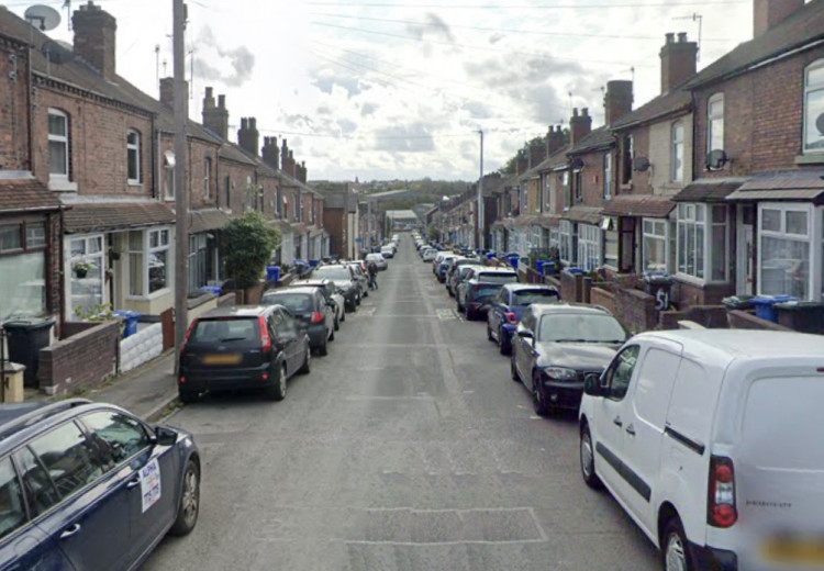 Police stopped two men on King William Street, Tunstall, on Wednesday 1 May (Google).