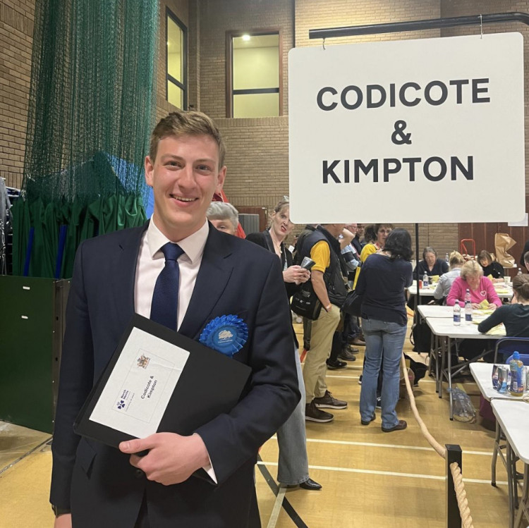 Local Elections: Councillor Ralph Muncer re-elected in Codicote and Kimpton ward. CREDIT: Ralph Muncer Twitter 