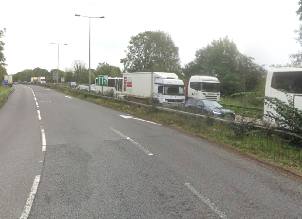 The A500 between Hanchurch and Hanford was closed this morning (Google).
