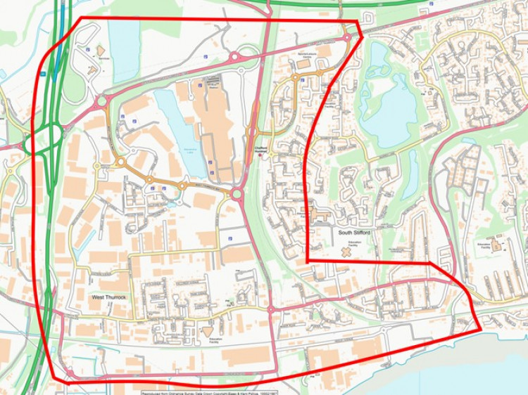 The area around Lakeside where the order is in place