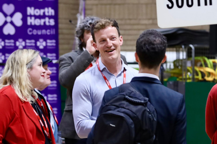 Alistair Strathern at the Local Elections count last week. CREDIT: LDRS 