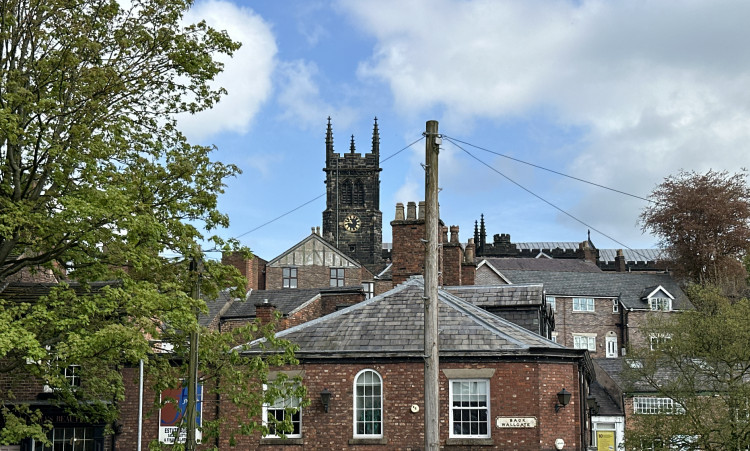 Macclesfield town centre. (Image - Macclesfield Nub News) 