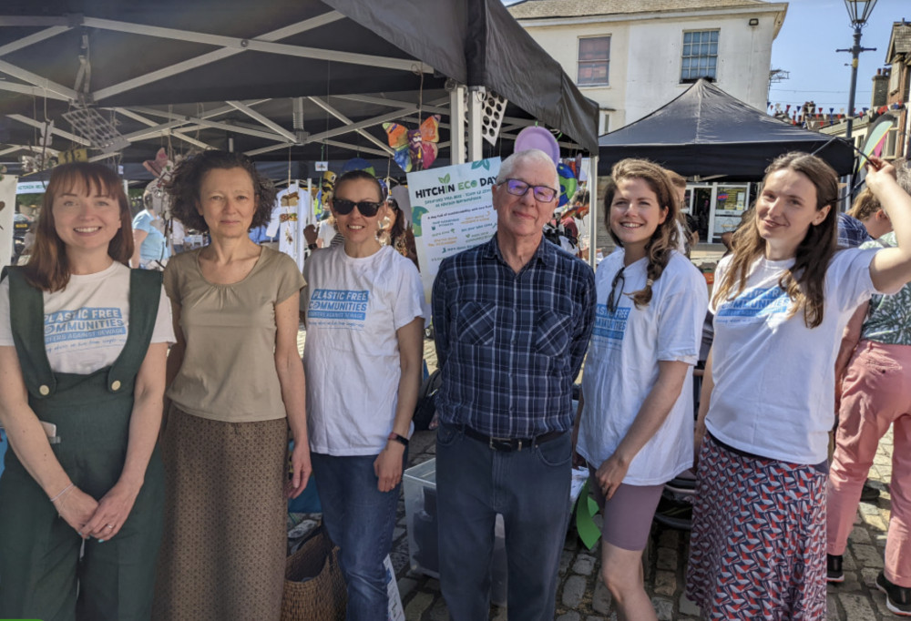What's On in this weekend: Hitchin Eco Day - and so much more! PICTURE: Volunteers from previous Hitchin Eco Days. CREDIT: Plastic Free Hitchin 