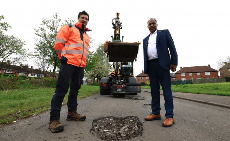 Stoke-on-Trent City Council has launched a new blitz on Stoke-on-Trent's potholes (Pete Stonier).