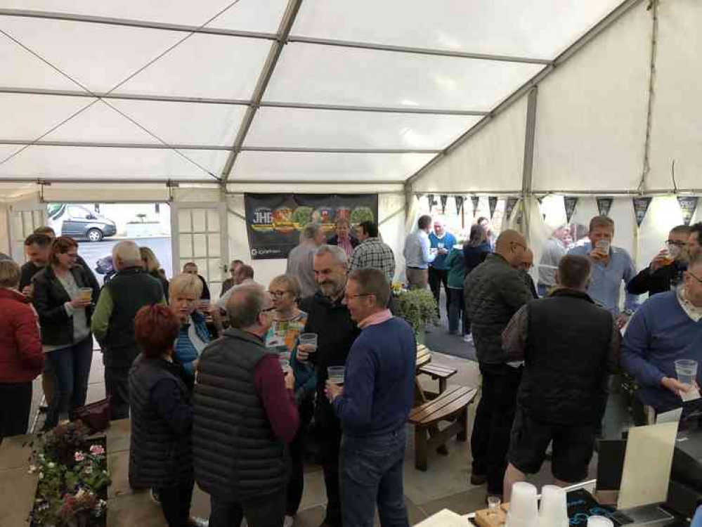 A previous beer festival at The Fox.