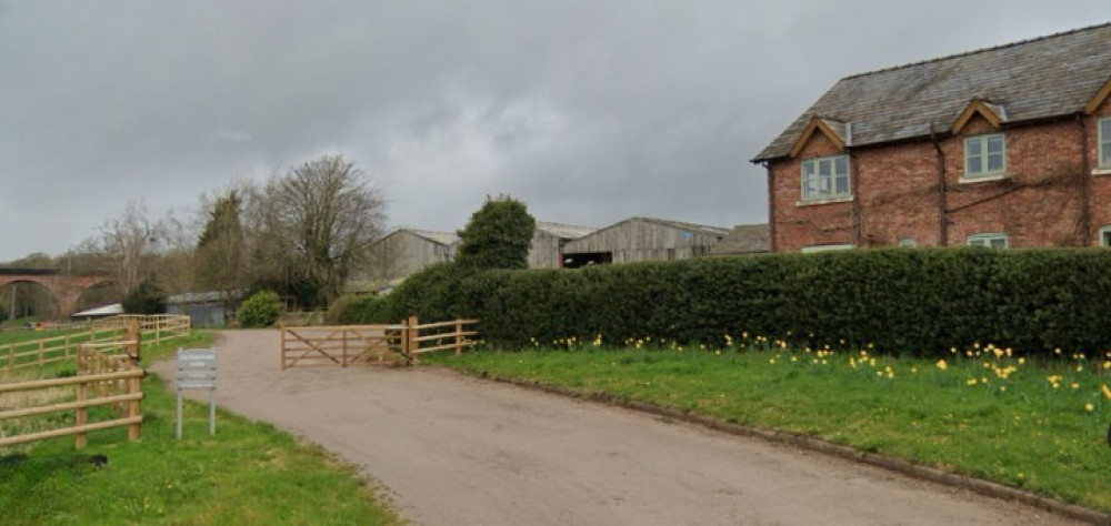 The proposal would include demolishing and replacing some buildings at Saltersford Farm. (Photo: Google)