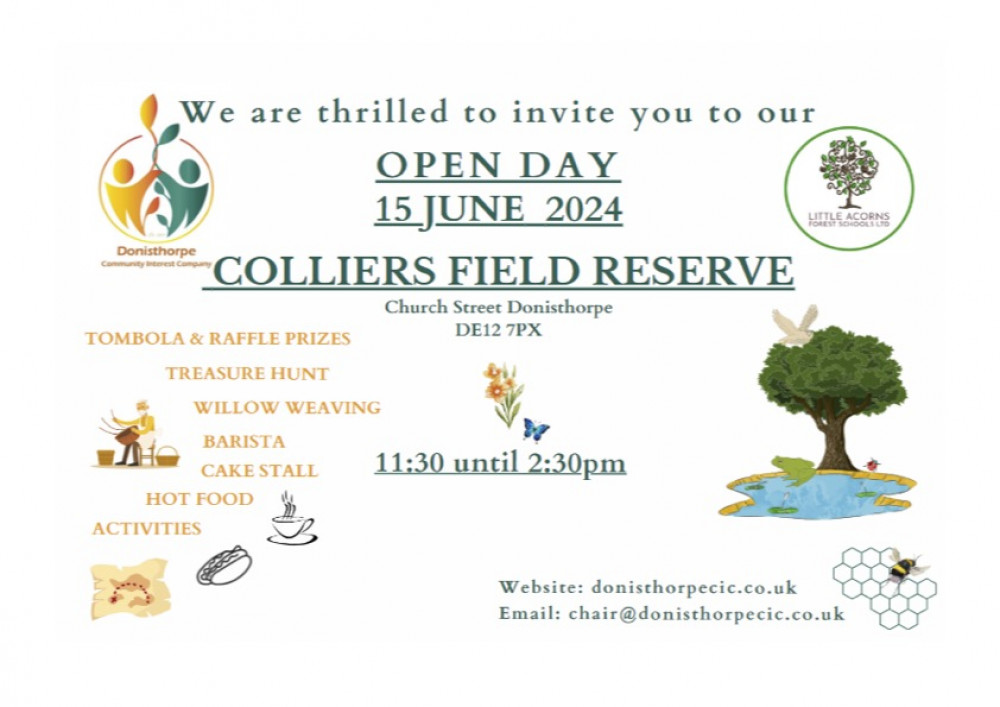 Colliers Field Reserve Open Day at Church Street, Donisthorpe, near Ashby de la Zouch