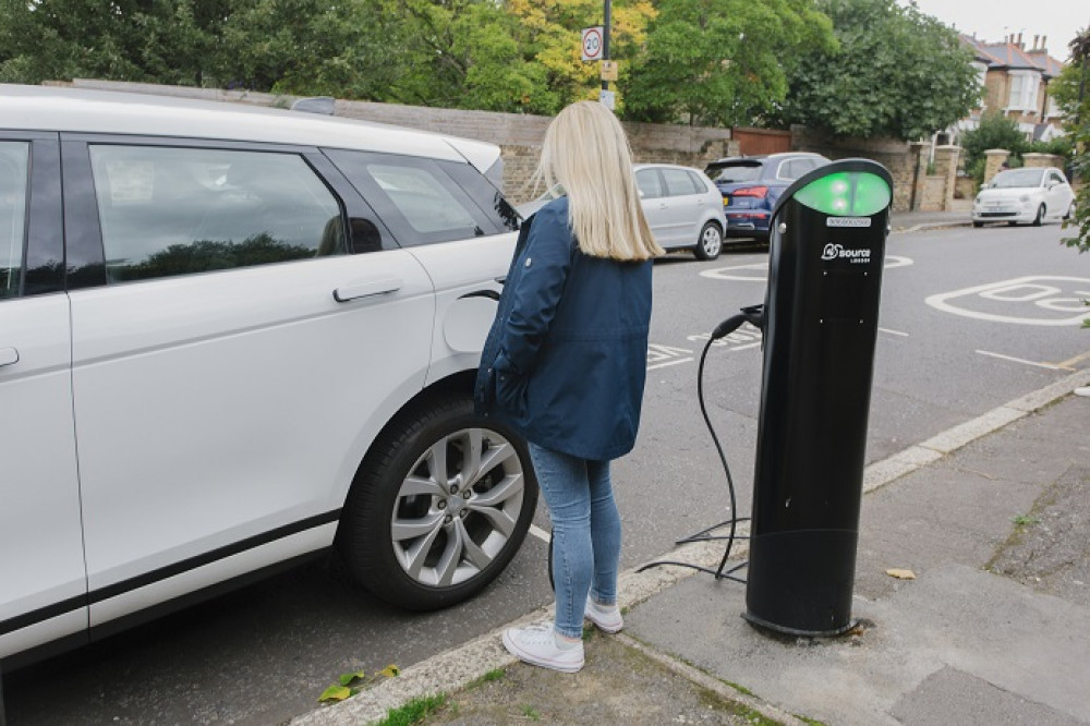 Per 100,000 people, Ealing has 180 EV charging stations (credit: Ealing Council).