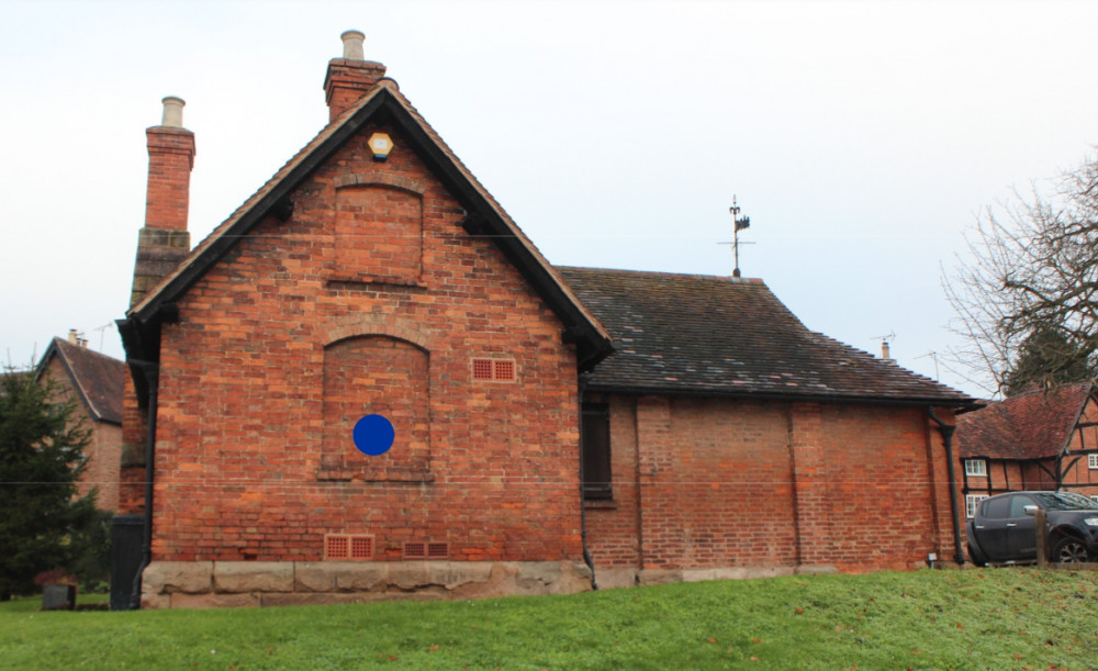 The plaque will be installed on the wall of 'the Old Smithy' (image via planning application)
