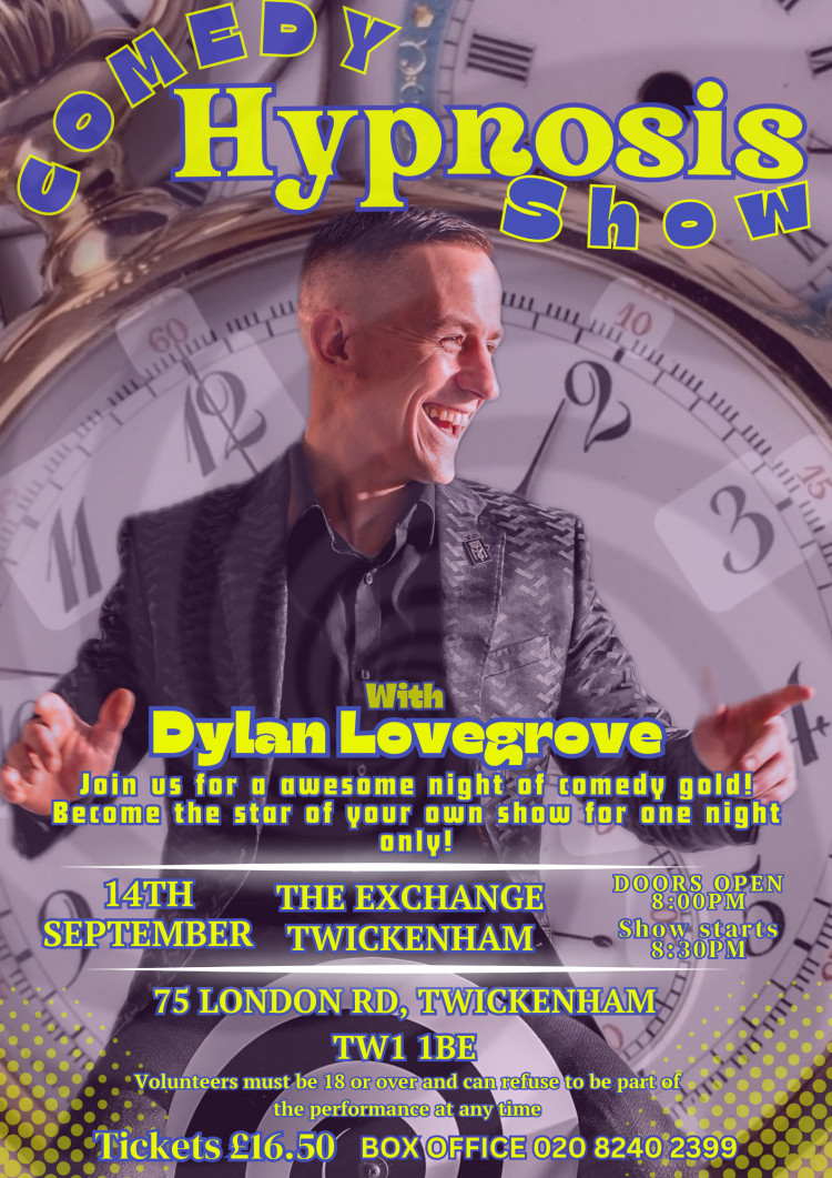 Comedy Hypnosis Show with Dylan Lovegrove