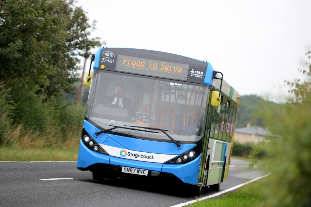 Warwickshire County Council says it is working to improve local bus services (image by WCC)