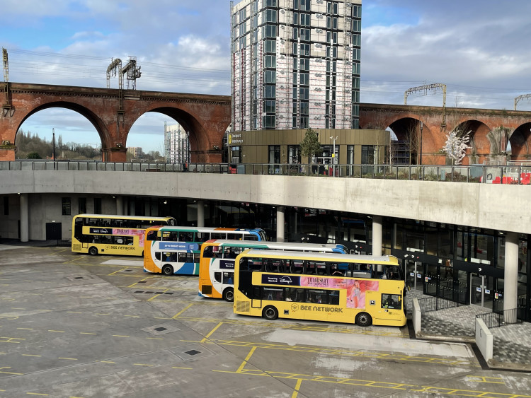 Greater Manchester Mayor Andy Burnham has defended spending £500,000 on rebranding buses for the Bee Network (Image - Alasdair Perry)