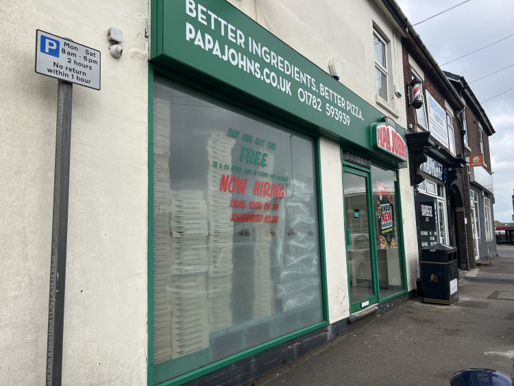 Papa Johns reopened its store on Normacot Road, Longton, last week (Nub News).