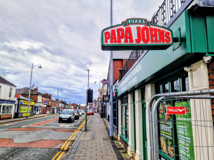 Papa Johns, Nantwich Road, will be reopening at 11am on Tuesday 14 May (Ryan Parker).