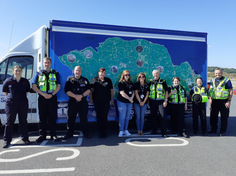 Members of the Safer Vale partnership