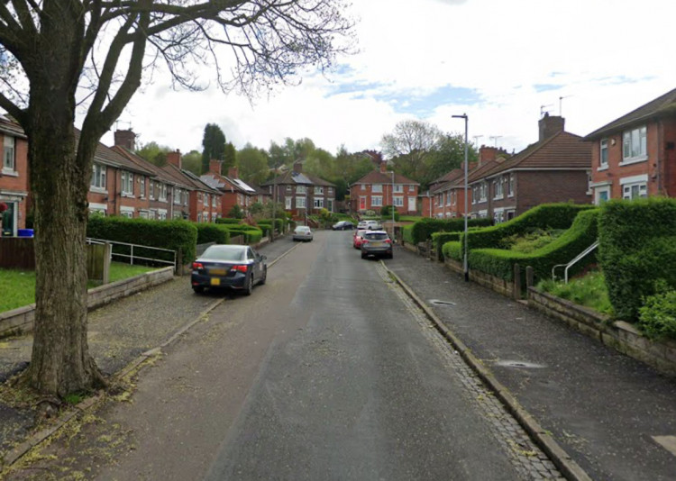 The council received numerous complaints about a property on Metcalfe Road, Tunstall (Google).