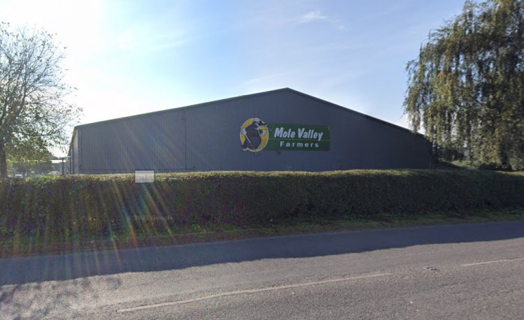 Mole Valley Farmers is one of the four local businesses to receive the top hygiene rating in the last two months (image by Google Maps)