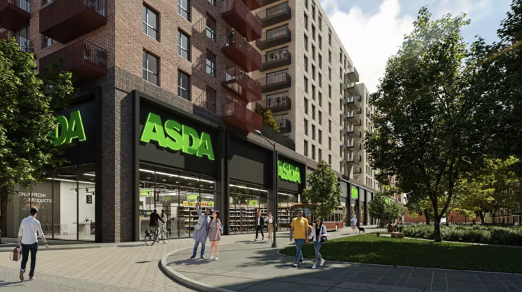 Asda unveils plans for a significant mixed-use redevelopment creating a new town centre and new homes in west London (credit: Asda).