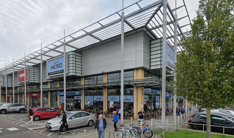 Caffe Nero at Shires Retail Park was given a one star food hygiene rating in December 2023 (image via google.maps)