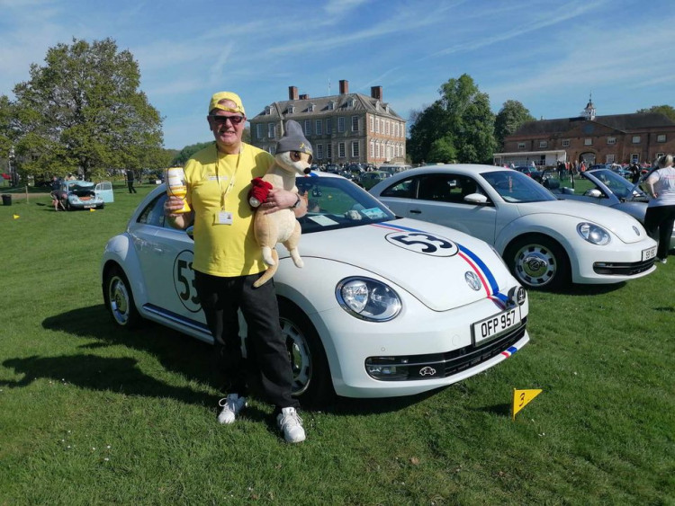 Martin Cooper on his fundraising 890 mile journey. All photos: Supplied