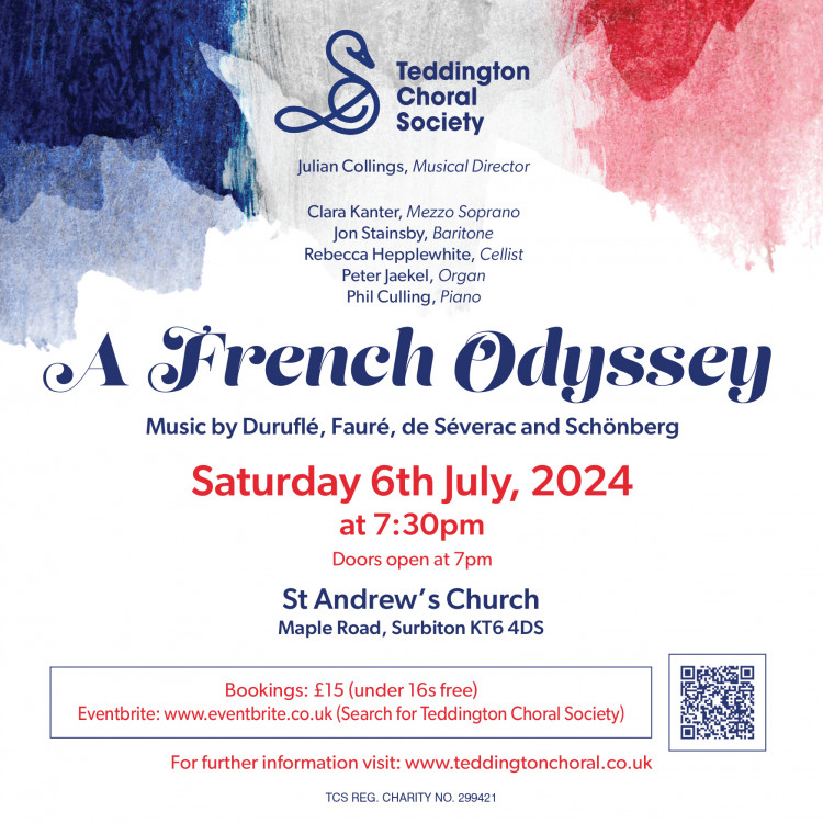 Teddington Choral Society Summer Concert: "A French Odyssey"