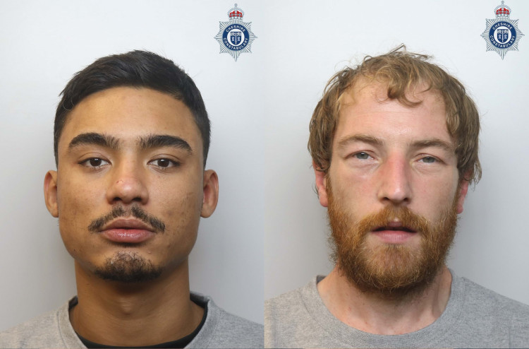 25-year-old Nico Edgar, of Tipton Drive, Manchester (left) and Andrew Cartlidge 40, of no fixed abode. (Image - Cheshire Police) 