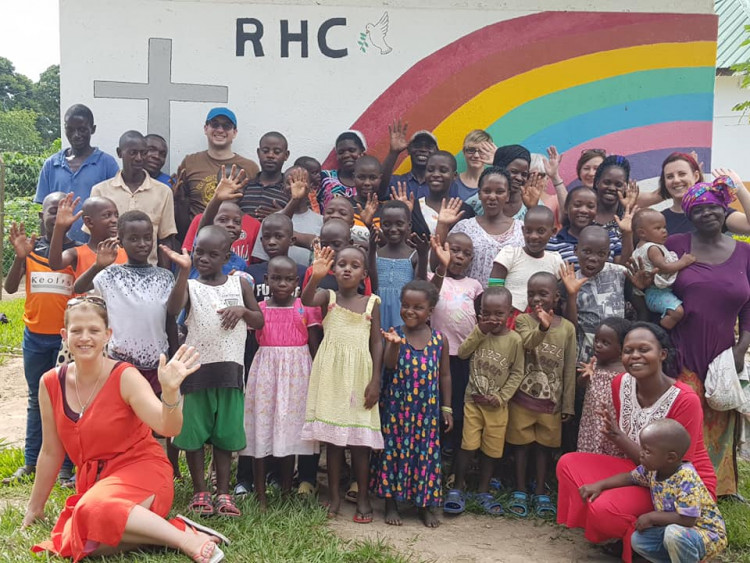 Laura Smith when she visited the children at Hope Uganda in 2019. (Photo: Laura Smith)