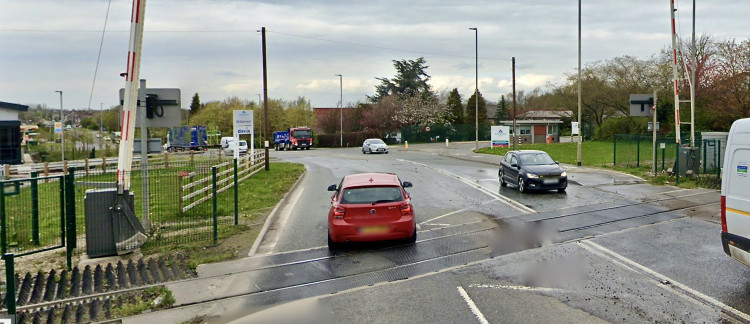 The level crossing at Bardon has caught driver out over the past few weeks. Photo: Instantstreetview.com